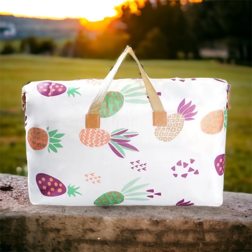 New weekender pineapple tote bag
